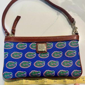 Dooney & Bourke Florida Gator small leather purse/wristlet